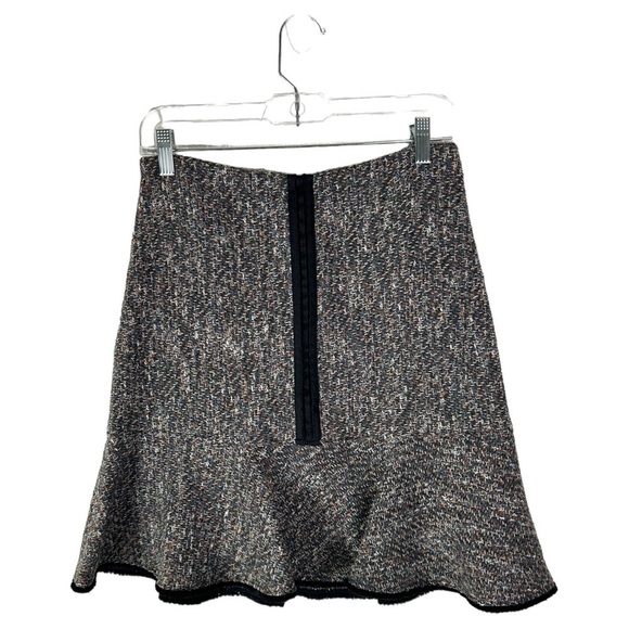 Etro Tweed Pattern Knee Length Cotton Blend Skirt Size 40 - Picture 1 of 6